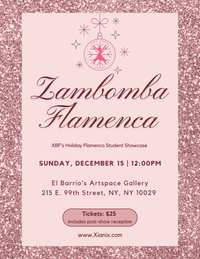 Zambomba Flamenca Student Showcase + Reception presented by XBF