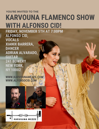 Karvouna Flamenco Show with Alfonso Cid!