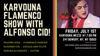 Karvouna Flamenco Show with Alfonso Cid!