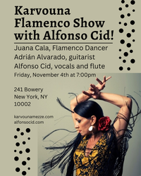 Karvouna Flamenco Show with Alfonso Cid!