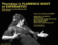 Flamenco Night at Esperanto!!