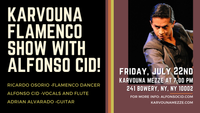 Karvouna Flamenco Show with Alfonso Cid!