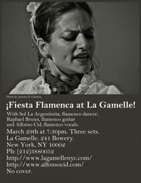 ¡Fiesta Flamenca at La Gamelle!