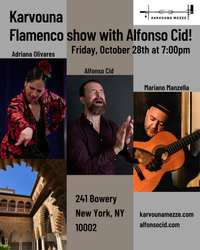 Karvouna Flamenco Show with Alfonso Cid!
