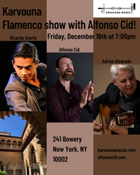 Karvouna Flamenco Show with Alfonso Cid!