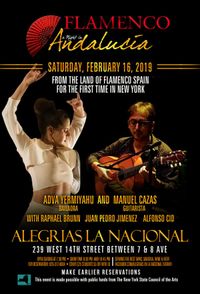 Flamenco-A Night in Andalusia-Adva Yermiyahu, Dancer, Manuel Cazás, guitar