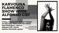 Karvouna Flamenco Show with Alfonso Cid!