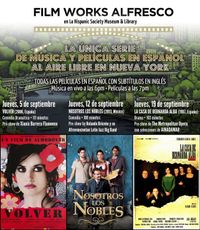 Film Works Alfresco at the Hispanic Society: Volver