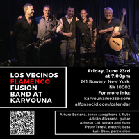 Los Vecinos Flamenco Fusion Band at Karvouna