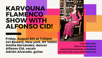 Karvouna Flamenco Show with Alfonso Cid!