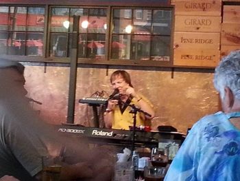 Bill at Woodstock Cafe, 2016
