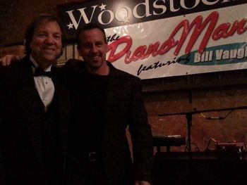 Bill with Brian Johnson in happier days January 2015
