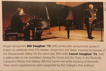 Bill with James Cotton Montgomery College 2018
