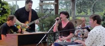 Bill with Bugsy Cline,Scott Taylor,  Amanda Wilkins and Ricky Wilkins Beach Days September 3, 2013 Woodstock VA1
