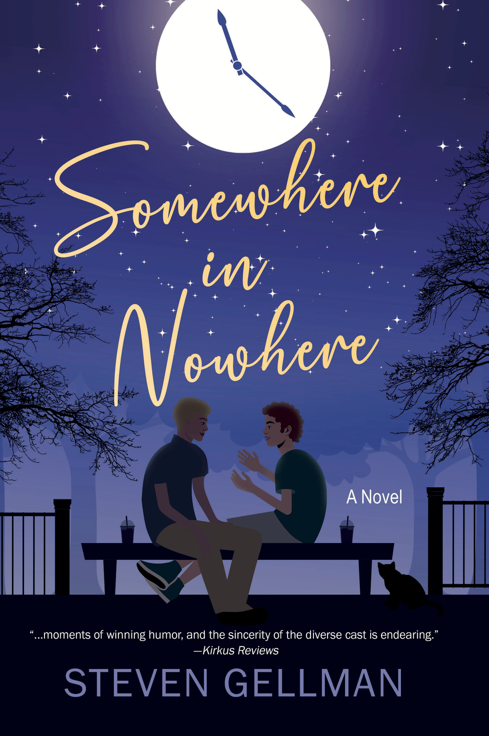Somewhere in Nowhere by Steven Gellman — debut YA novel cover, published by NineStar Press