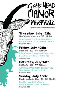 Goats Head Manor Arts and Music Fest