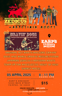 ZEDICUS & Abyssinia Roots with Cravin' Dogs 
