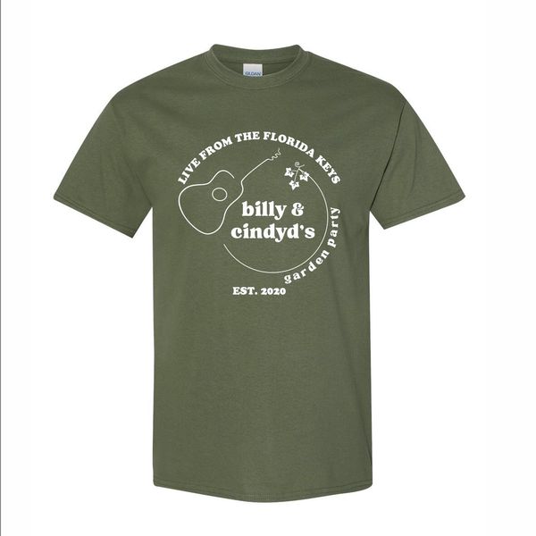 Billy and Cindyd’s Garden party T-shirts