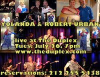 YOLANDA! and Robert Urban... live at The Duplex!!!
