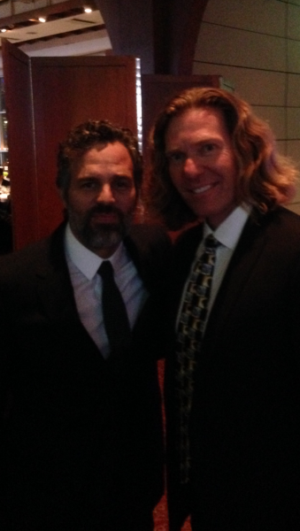 Mark Ruffalo and Tom at NYC Event
