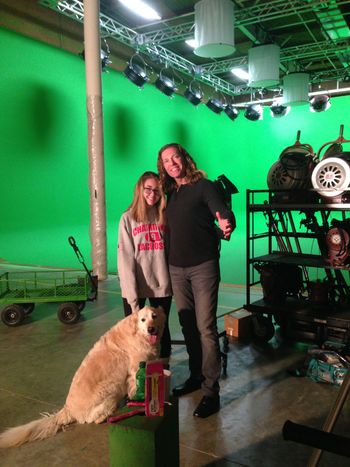 On Set at Umbra Studios
