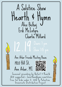A Solstice Show: Hearth & Hymn with Unfurl & Rewild, Belhaj & McIntyre and Charlie Millard
