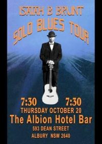Isaiah B Brunt Solo Blues Show