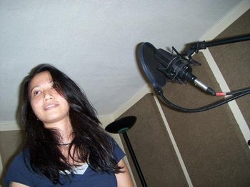 Blue doing vocals for Augustine
