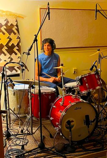 Bruce David on the '68 Ludwig
