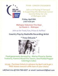 Relay for Life- Fundraiser