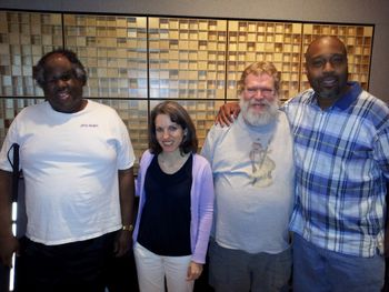 Recording with Sebastian Whittaker, Lynn Seaton, and Andre Hayward, Houston, TX - May 2012
