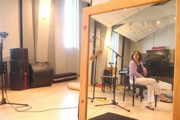 Recording "Lay Down This World" at KUHF Studio, Houston, TX - May 2012
