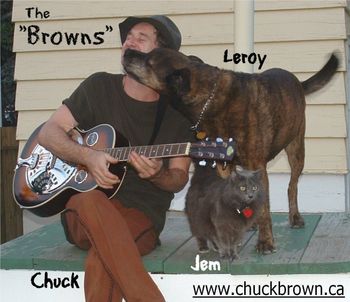 My dog 'Leroy' and cat 'Jem'
