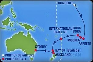 Itinerary for 'RADIANCE'.
