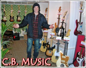 Inside 'Rare & Vintage Guitars': Bath, England.
