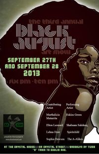third annual black august art show