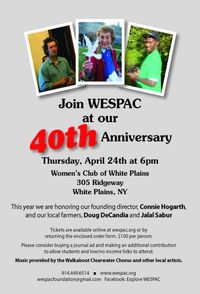 40th anniversary WESPAC