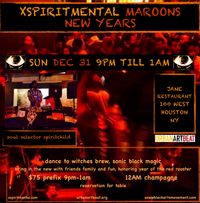 XSPIRITMENTAL MAROONS INDIGENOUS BLACK  witches brew, sonic black magic