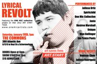 Lyrical Revolt XXI (one mic Art Saves Lives tour kick off)