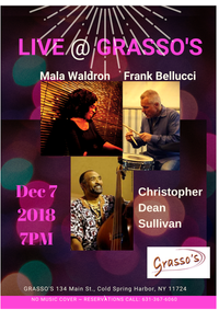 Mala Waldron w Christopher Dean Sullivan (bass) & Frank Bellucci (drums)