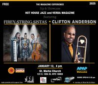 Double Bill! Firey String Sistas / Clifton Anderson Ensemble