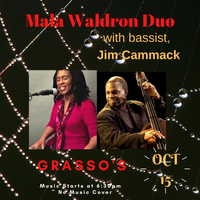 Mala Waldron Duo w bassist, James Cammack