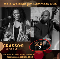 Mala Waldron Duo w bassist, James Cammack