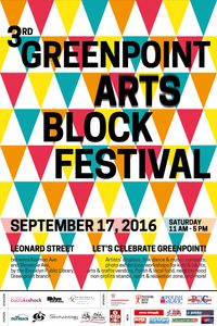 3RD GREENPOINT ARTS BLOCK FESTIVAL