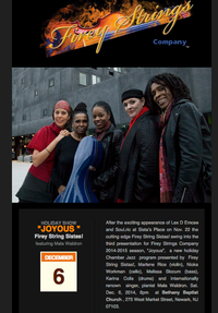 w/ Nioka Workman's Firey String Sistas - "Joyous"