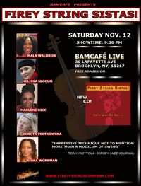 Firey String Sistas! ~ CD RELEASE PARTY