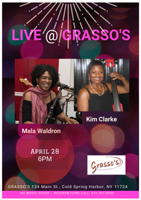 Duo w bassist, Kim Clarke