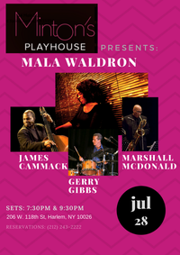 Mala Waldron w Jim Cammack, Marshall McDonald & Gerry Gibbs