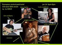 Performing with Kim Clarke & Friends 