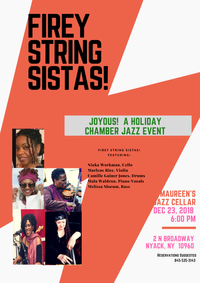 "Joyous" ~ FIREY STRING SISTAS! Holiday Show